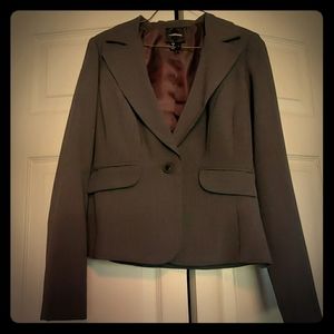 Grey Fitted Blazer